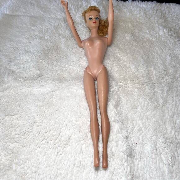 Barbie Doll Ponytail #3/4/5?Japan Original Makeup Eyeliner Blue Eyes Blonde 60’s - Picture 14 of 16